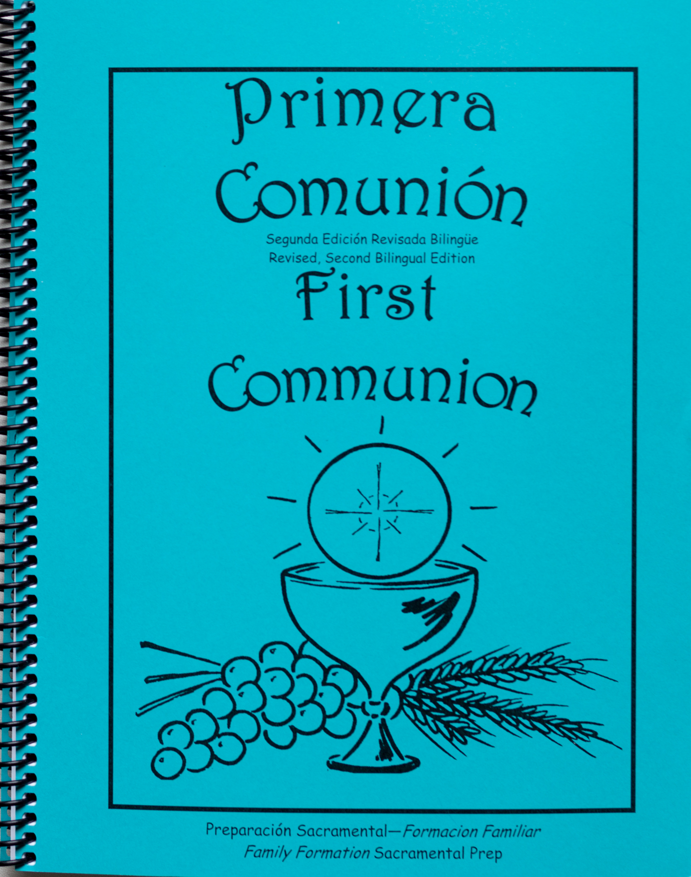 First Communion Home Lesson Booklet (Bilingual: English/Spanish)
