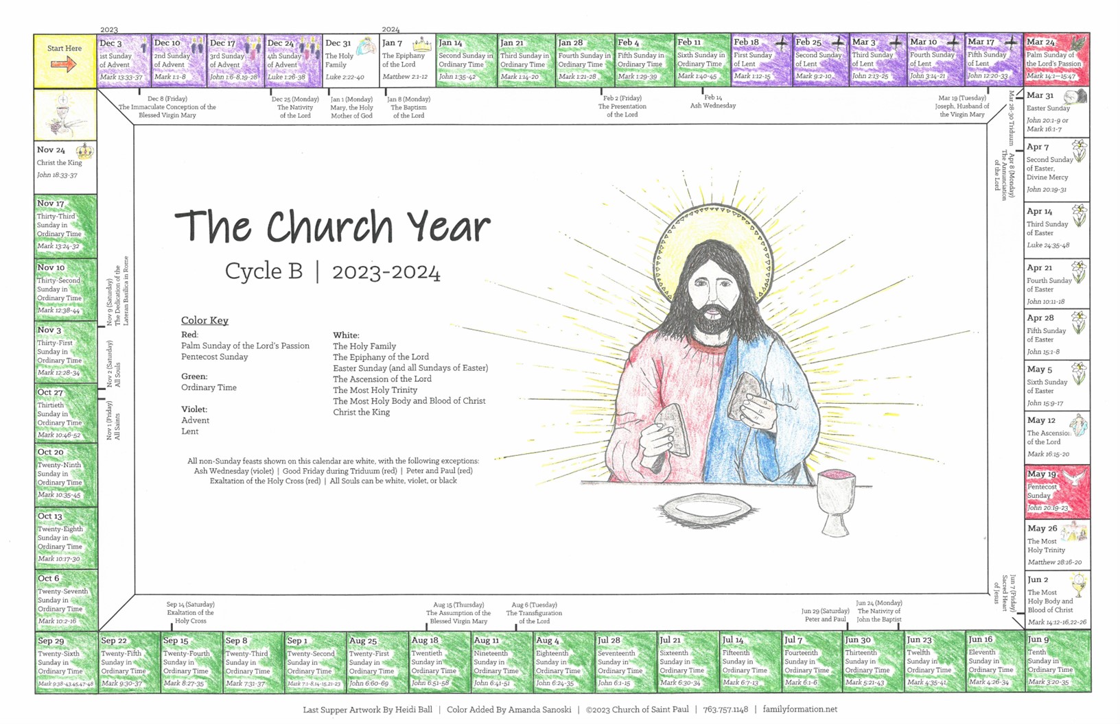 Easter 2024 Catholic Calendar Sabra Clerissa